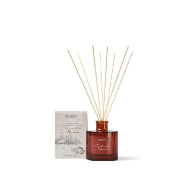 RACCONTI D'INVERNO ARANCIO DOLCE E MANDORLA DIFFUSORE CON BASTONCINI 200 ml | NASOTERAPIA