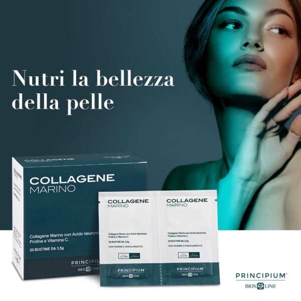 PRINCIPIUM • COLLAGENE MARINO 20 buste da 3,5 g | BIOS LINE - immagine 2