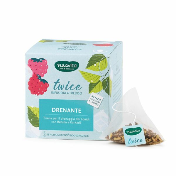 TWICE • TISANA A FREDDO DRENANTE FILTROSCRIGNO | NEAVITA