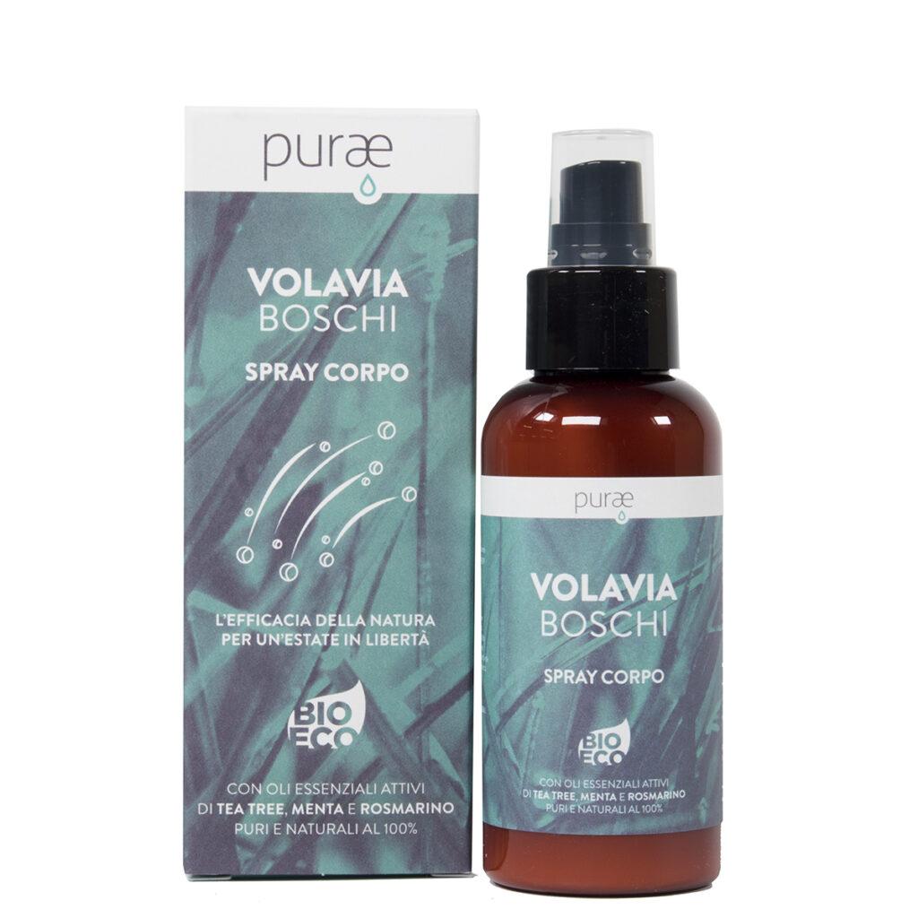 Spray Repellente Zanzare VOLAVIA - Oli Essenziali Puri, 100 Ml, Bio