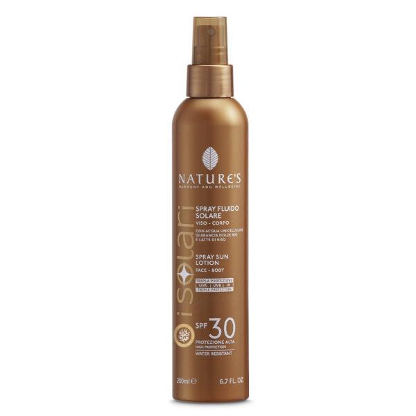 ISOLARI • SPRAY FLUIDO SOLARE SPF 30 | NATURE'S