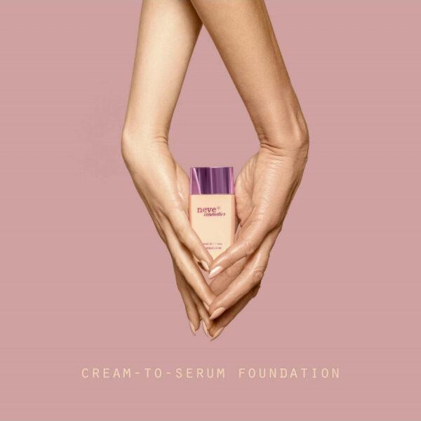 FONDOTINTA CREAM-TO-SERUM MEDIUM WARM | NEVE COSMETICS - immagine 4