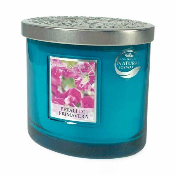 PETALI DI PRIMAVERA • CANDELA TWIN ELLIPSE 230g | HEART & HOME