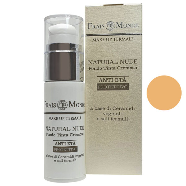MAKE UP TERMALE • FONDOTINTA CREMOSO NATURAL NUDE 30 ml (01) | FRAIS MONDE