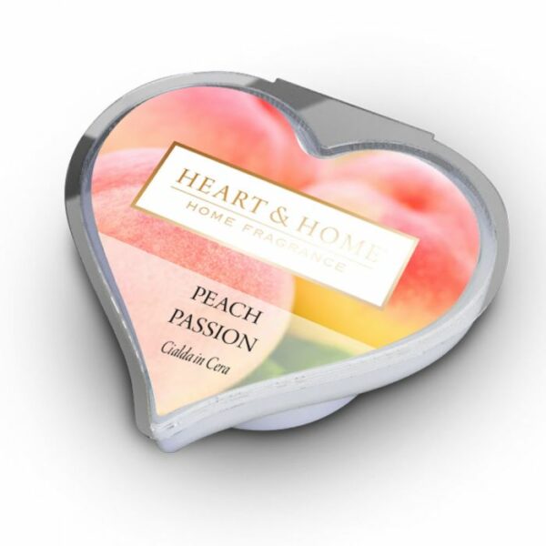 PEACH PASSION • CIALDA IN CERA DI SOIA 26g | HEART & HOME