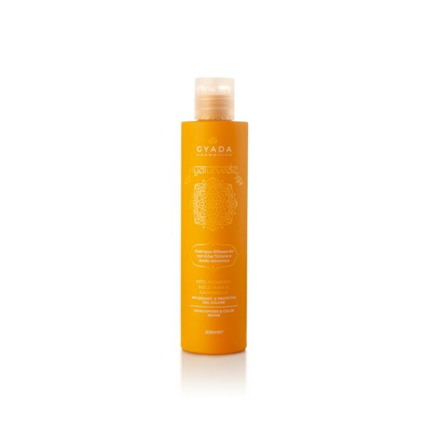 HYALURVEDIC SHAMPOO RIFLESSANTE GOLD HAIR | GYADA COSMETICS