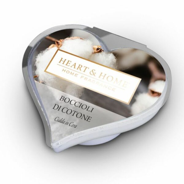 BOCCIOLI DI COTONE • CIALDA IN CERA DI SOIA 26g | HEART & HOME