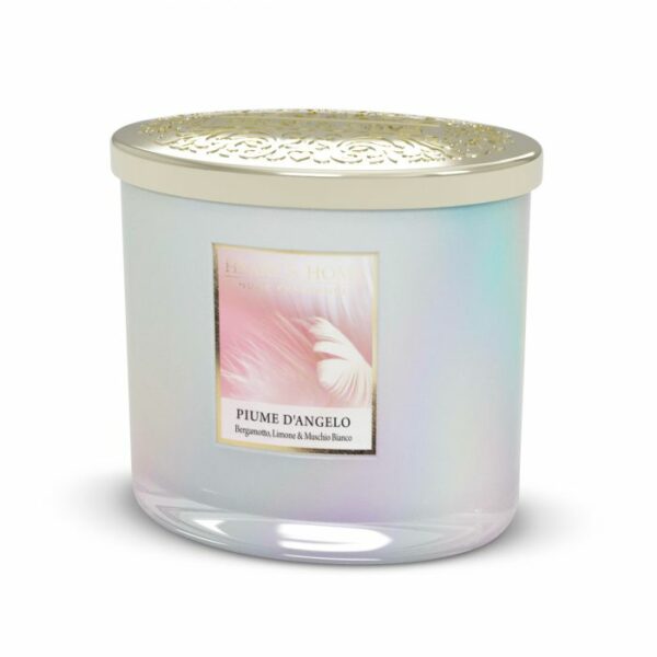 PIUME D'ANGELO • CANDELA TWIN ELLIPSE 230g | HEART & HOME