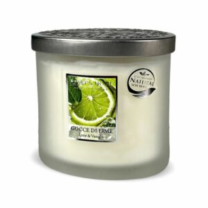 GOCCE DI LIME • CANDELA TWIN ELLIPSE 230g | HEART & HOME