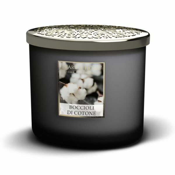 BOCCIOLI DI COTONE • CANDELA TWIN ELLIPSE 220g | HEART & HOME