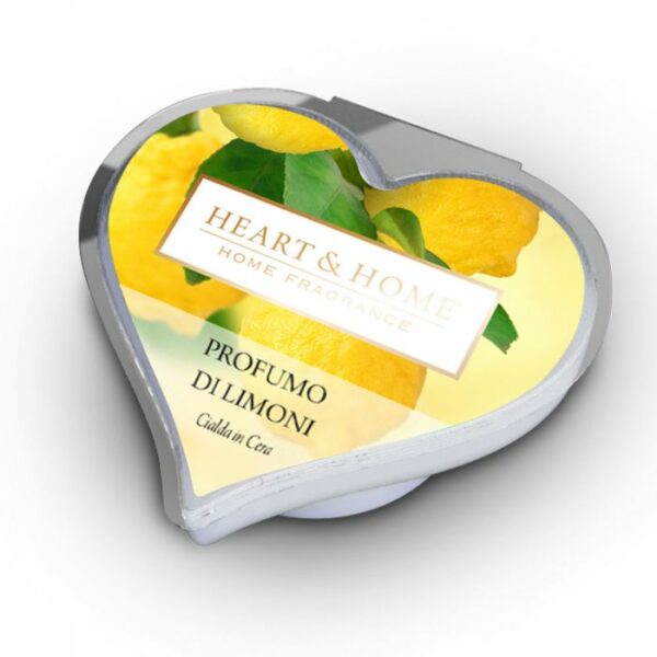 PROFUMO DI LIMONI • CIALDA IN CERA DI SOIA 26g | HEART & HOME