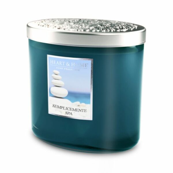 SEMPLICEMENTE SPA • CANDELA TWIN ELLIPSE 220g | HEART & HOME