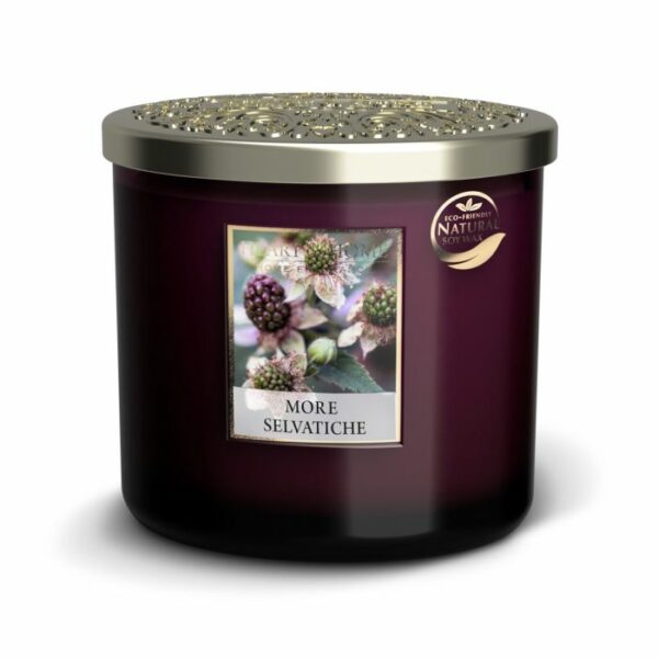 MORE SELVATICHE • CANDELA TWIN ELLIPSE 220g | HEART & HOME