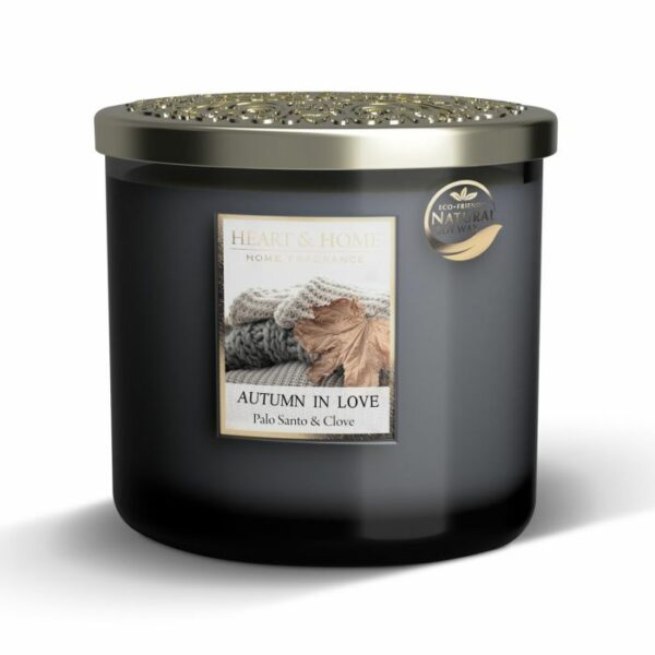 AUTUMN IN LOVE • CANDELA TWIN ELLIPSE 220g | HEART & HOME