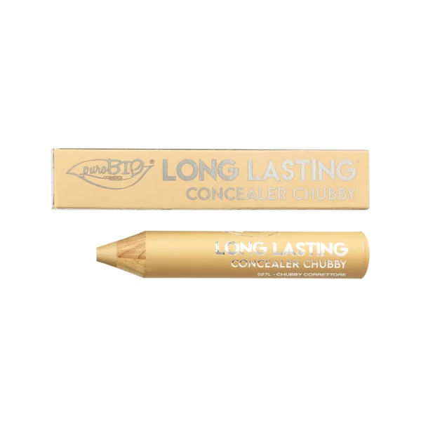 LONG LASTING • CONCEALER CHUBBY 027L BEIGE PESCA | PUROBIO COSMETICS