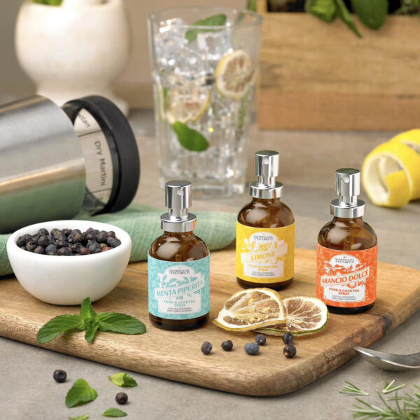 FOOD & COCKTAIL SPRAY CON OLIO ESSENZIALE DI ARANCIO DOLCE BIO | NASOTERAPIA - immagine 2