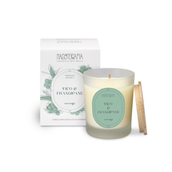 CANDELA PROFUMATA FICO E FRANGIPANE | NASOTERAPIA