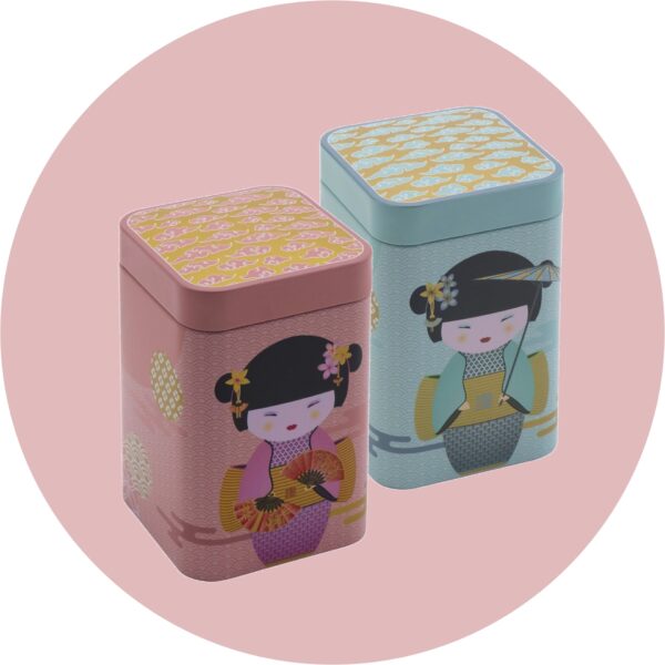 SCATOLA IN LATTA NEW LITTLE GEISHA 100g PETROL | EIGENART - immagine 2