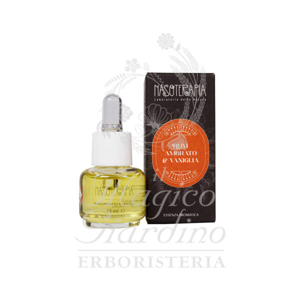 RUM AMBRATO E VANIGLIA • ESSENZA AROMATICA | NASOTERAPIA