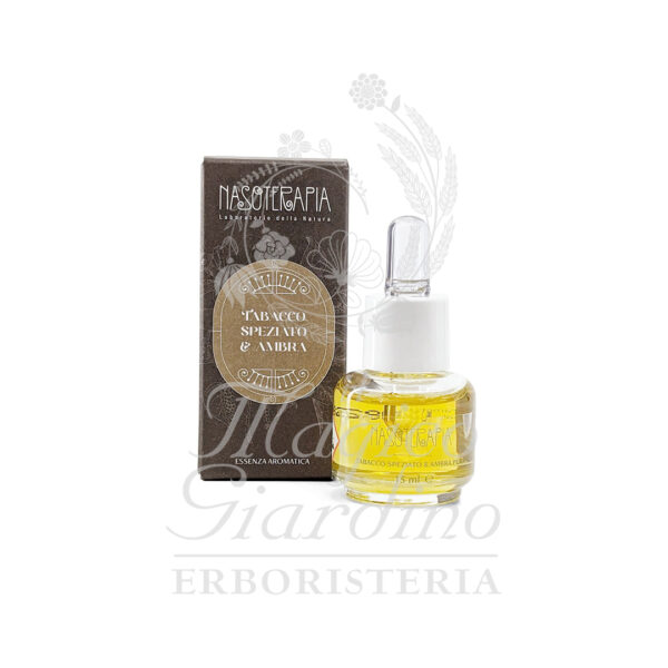 TABACCO SPEZIATO E AMBRA PURA ESSENZA AROMATICA | NASOTERAPIA