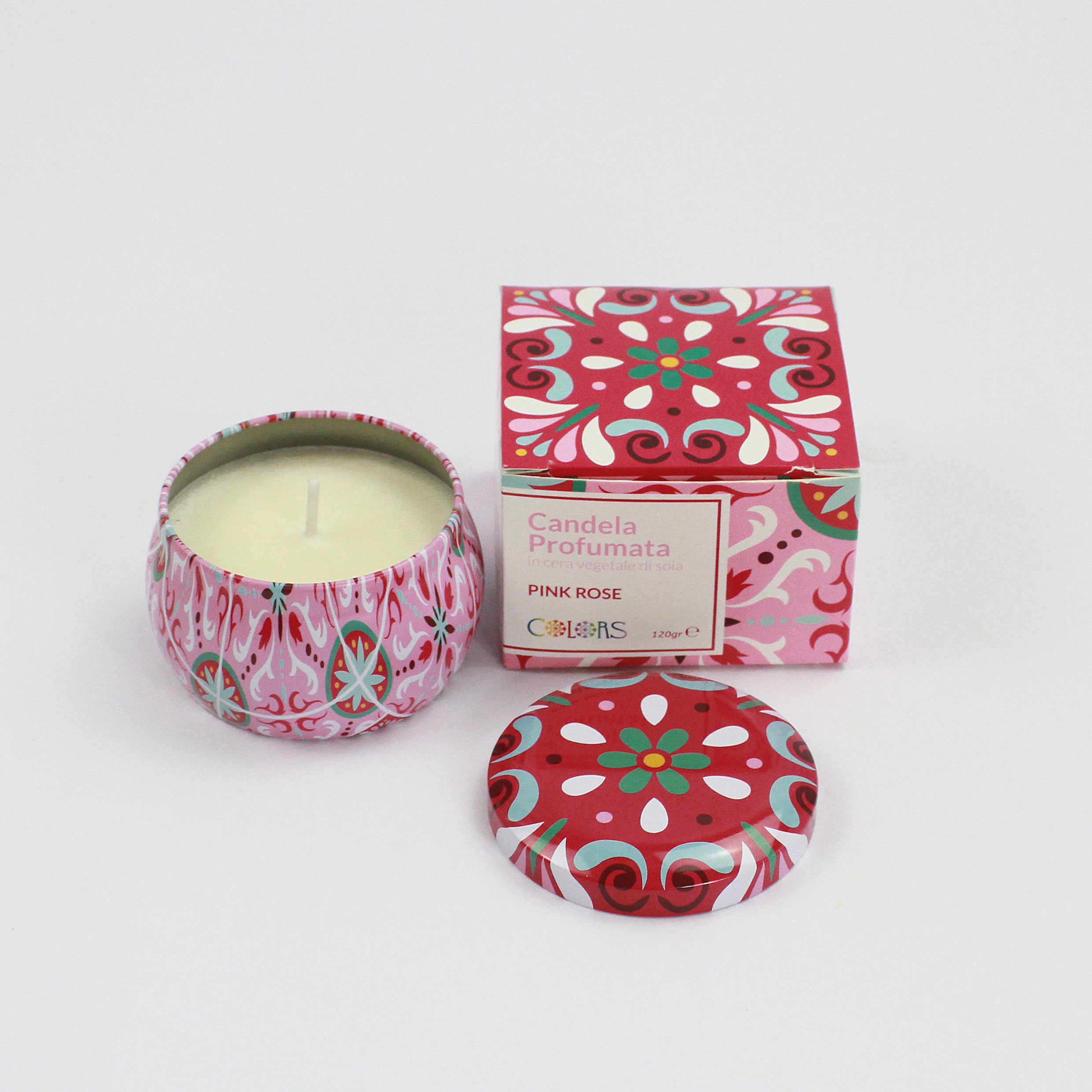 COLORS • CANDELA PROFUMATA 120 gr PINK ROSE | EFAS