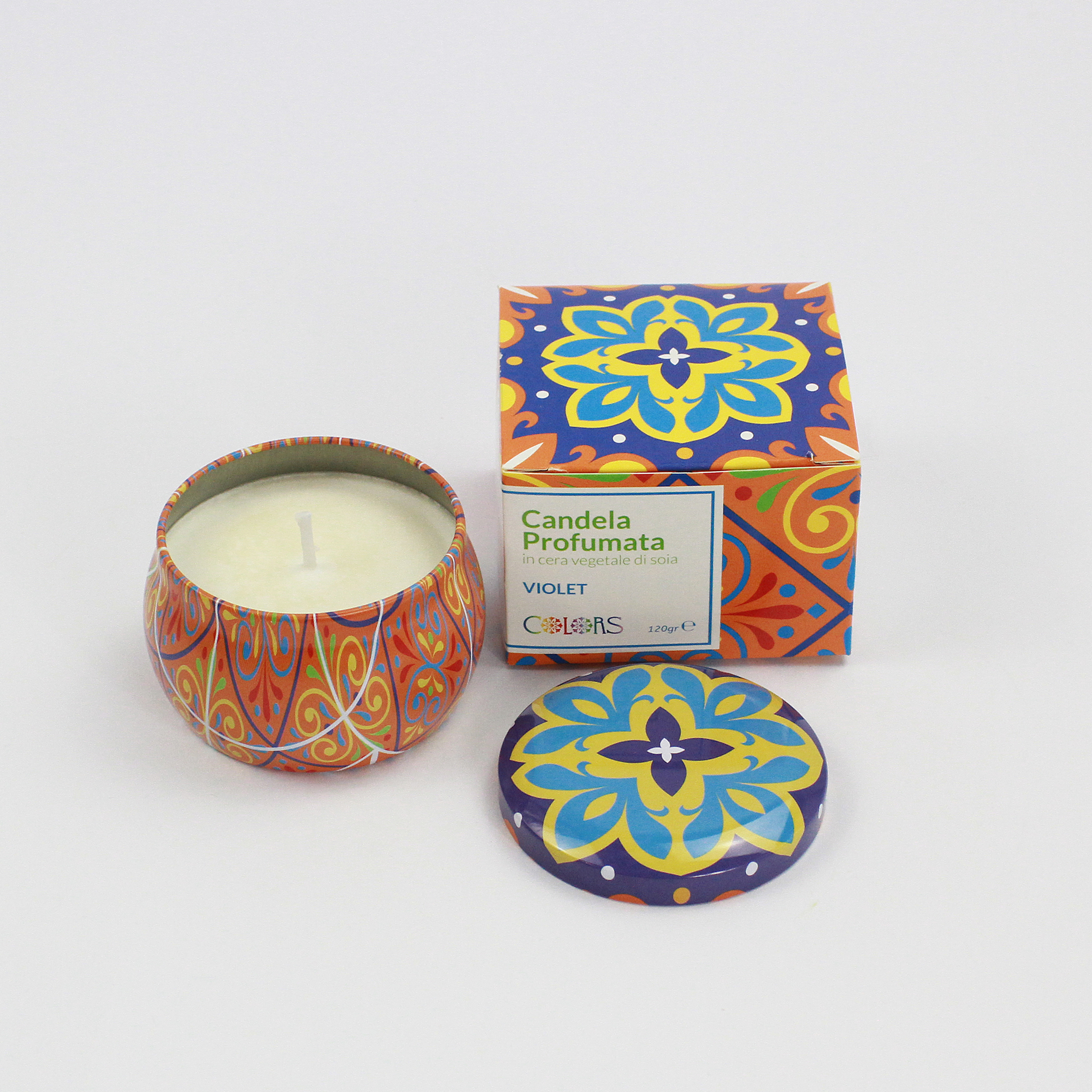 COLORS • CANDELA PROFUMATA 120 gr VIOLET | EFAS