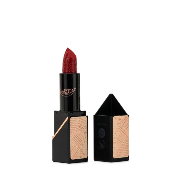 STARLIGHT • LIPSTICK CREAMY MATTE 01 JOYFUL RED | PUROBIO COSMETICS