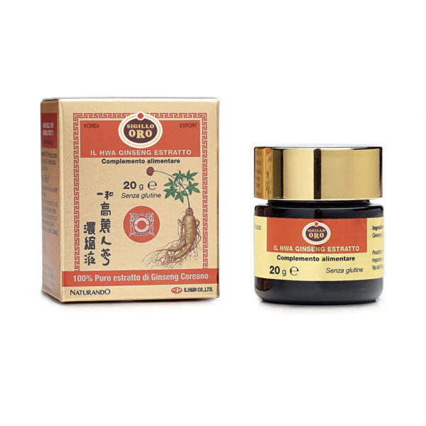 GINSENG SIGILLO ORO ESTRATTO PURO 100% | NATURANDO