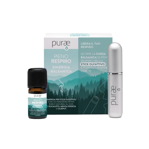 PIENO RESPIRO • KIT BALSAMICO + STICK OLFATTIVO | PURAE