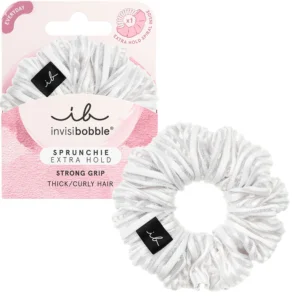 SPRUNCHIE EXTRA HOLD PURE WHITE | invisibobble