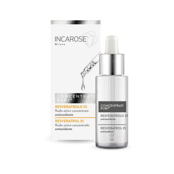 CONCENTRATI PURI RESVERATROLO 3% FLUIDO ANTIOSSIDANTE 15 ml | INCAROSE
