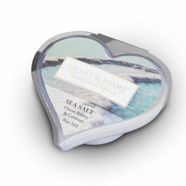 SEA SALT • CIALDA IN CERA DI SOIA 26g | HEART & HOME