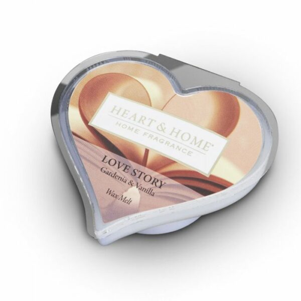 LOVE STORY • CIALDA IN CERA DI SOIA 26g | HEART & HOME
