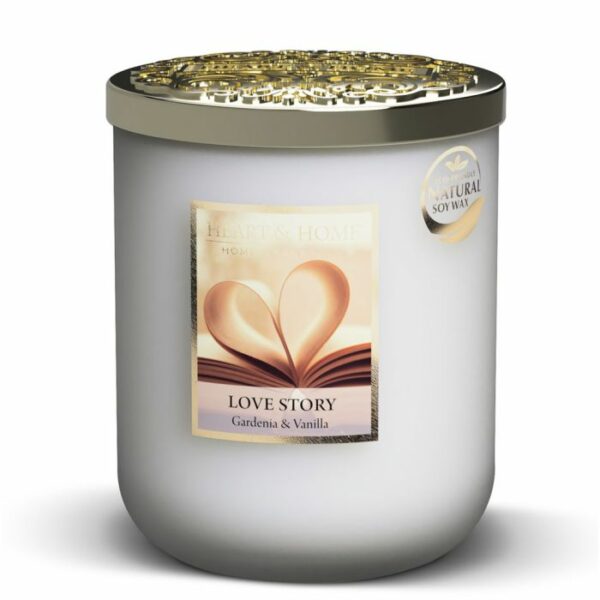 LOVE STORY • CANDELA IN GIARA 320g | HEART & HOME