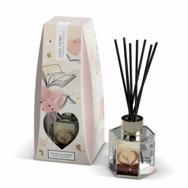 LOVE STORY • DIFFUSORE A BASTONCINO | HEART & HOME