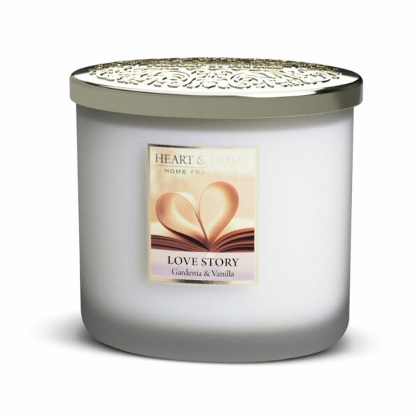 LOVE STORY • CANDELA TWIN ELLIPSE 220g | HEART & HOME