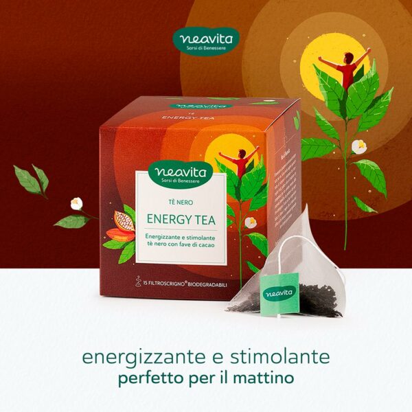 TÈ NERO ENERGY TEA FILTROSCRIGNO | NEAVITA - immagine 2