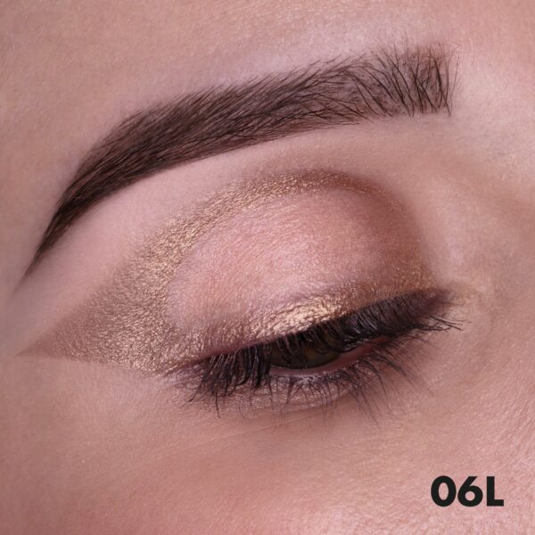 LONG LASTING • MATITONE OMBRETTO 06L CHAMPAGNE FINISH PERLATO | PUROBIO COSMETICS - immagine 2