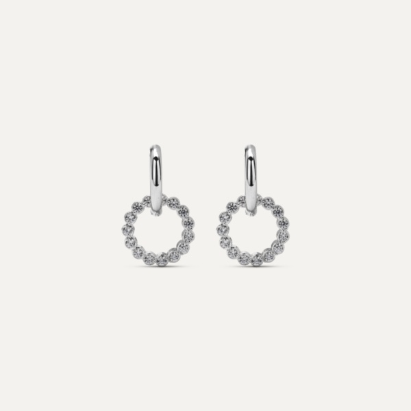 LIMITED EDITION • ORECCHINI A CERCHIO CECILIA ARGENTO | VERAMÉ GIOIELLI - immagine 3