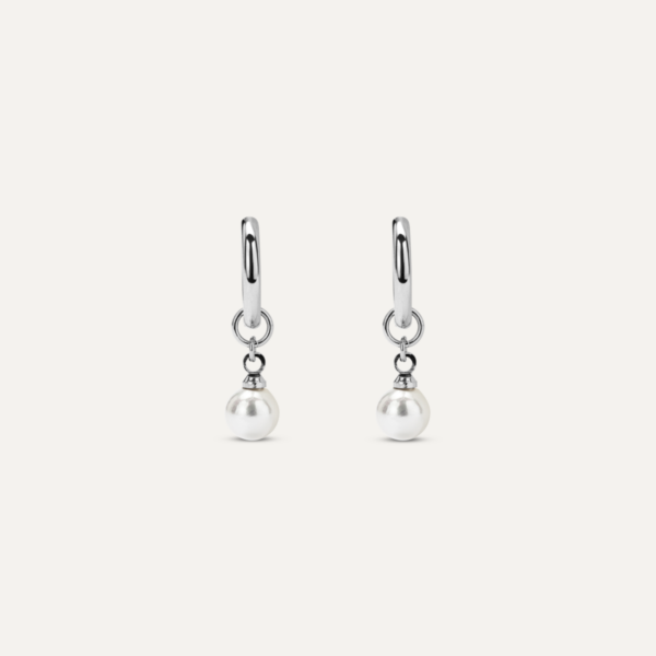 LIMITED EDITION • ORECCHINO CON PERLA GAIA ARGENTO | VERAMÉ GIOIELLI - immagine 3