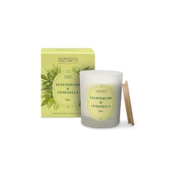 CANDELA PROFUMATA LEMONGRASS E CITRONELLA | NASOTERAPIA