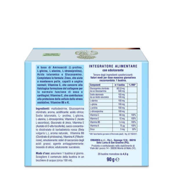 INTEGRATORE DERMAL ADVANCED | ERBAMEA - immagine 2
