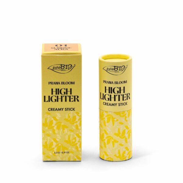 PRANA BLOOM EDIZIONE LIMITATA • HIGHLIGHTER CREAMY STICK | PUROBIO COSMETICS - immagine 2