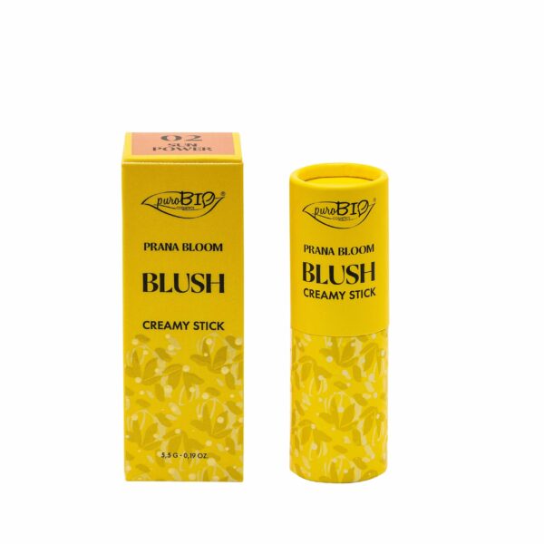 PRANA BLOOM EDIZIONE LIMITATA • BLUSH CREAMY STICK 02 | PUROBIO COSMETICS - immagine 2