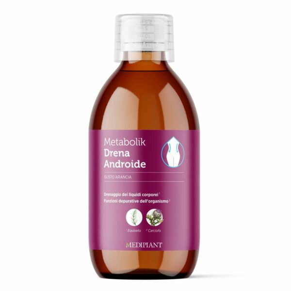 Linea Dimagrante • METABOLIK DRENA ANDROIDE 500 ml GUSTO ARANCIA | MEDIPLANT