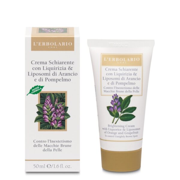 LINEA PELLI SECCHE • CREMA SCHIARENTE VISO E CORPO ALLA LIQUIRIZIA | L'ERBOLARIO