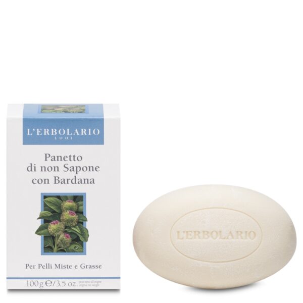 LINEA PULIZIA VISO • PANETTO DI NON SAPONE PER PELLI MISTE E GRASSE | L'ERBOLARIO