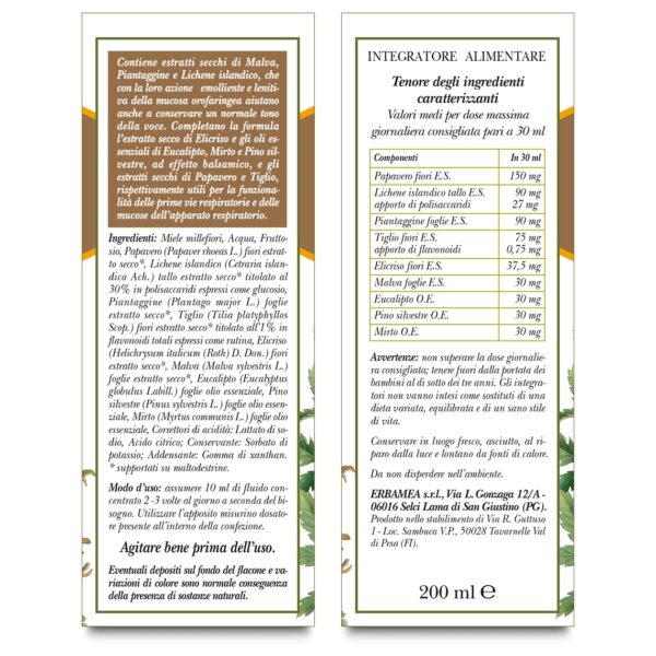 BALSAMIA SED-TUS FLUIDO CONCENTRATO | ERBAMEA - immagine 2