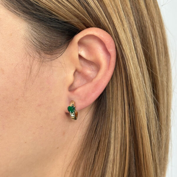LIMITED EDITION • ORECCHINI A CERCHIO GIADA | VERAMÉ GIOIELLI - immagine 2