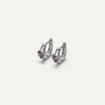 LIMITED EDITION • ORECCHINI A CERCHIO VIOLA | VERAMÉ GIOIELLI - immagine 2